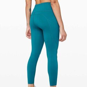 Lululemon Fast and Free Tight II 25" *Non-Reflective Nulux Cyprus size 2